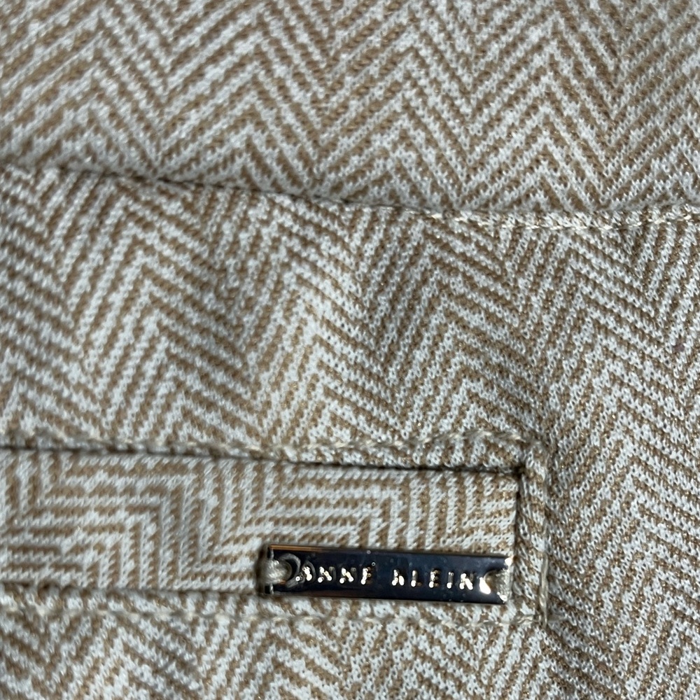 Anne Klein Herringbone Patterned Knit Paints Xl T… - image 4